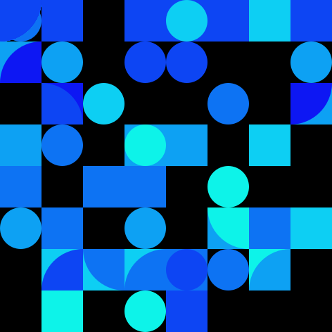 bauhaus1 A geometric pattern featuring a repeating arrangement of semi-circles in a distinct, tessellated style to form a cohesive, modern background or texture that could be used for website design or application interfaces. 