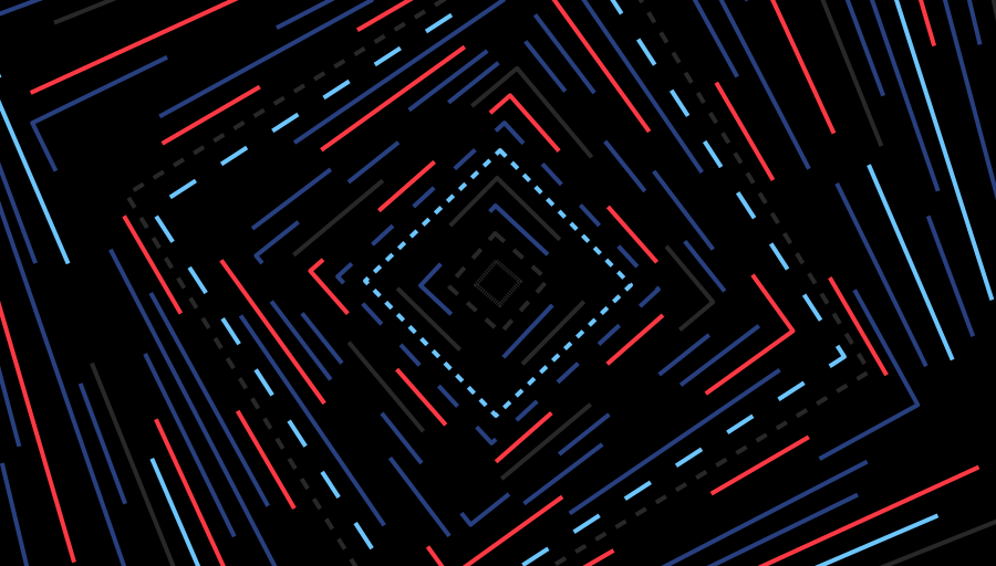 Dive into the bold world of 'Hawkins,' a geometric masterpiece featuring striking blue and red lines. This abstract pattern offers a modern, captivating backdrop for websites looking for a contemporary edge. Geometric Pattern, Blue and Red Lines, Abstract Art, Modern Background, Bold Design